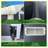 6X6 Ft Plastic Outdoor Storage With Floor And Lockable Door Plastic Garden Shed For Backyard, Lawn, Cold Grey-128534172-128534174