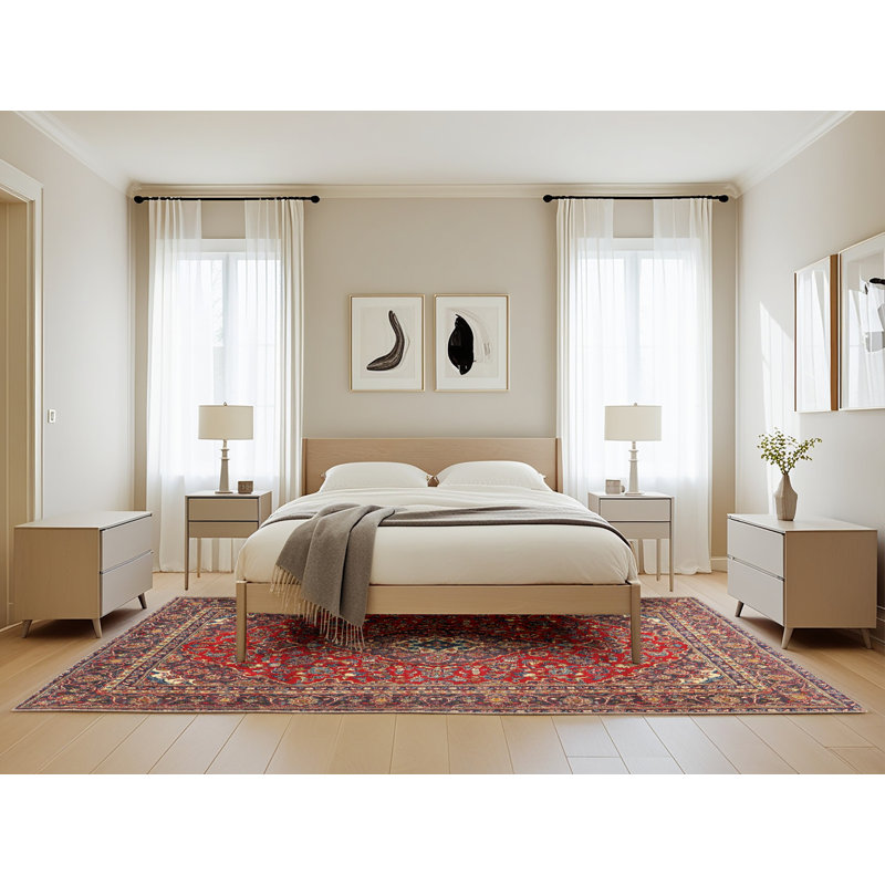 Areebah Oriental Indoor Rug, Rectangle 5' x 8'