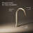 Occasion Sink with Cane Design Single Hole Bathroom Faucet with Drain Assembly-93071657