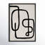 Dessin au trait 2 par Studio - Art mural encadré-1021363261-1021363262