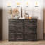 Commode 6 tiroirs avec station de charge pour chambre à coucher-105225354