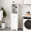 Armoire de trieuse à lessive blanche Space