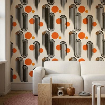 Papier peint mural Mid Century Modern
