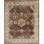 Silver Screen Hand Knotted Wool Area Rug in Chocolate/Cream-50943546