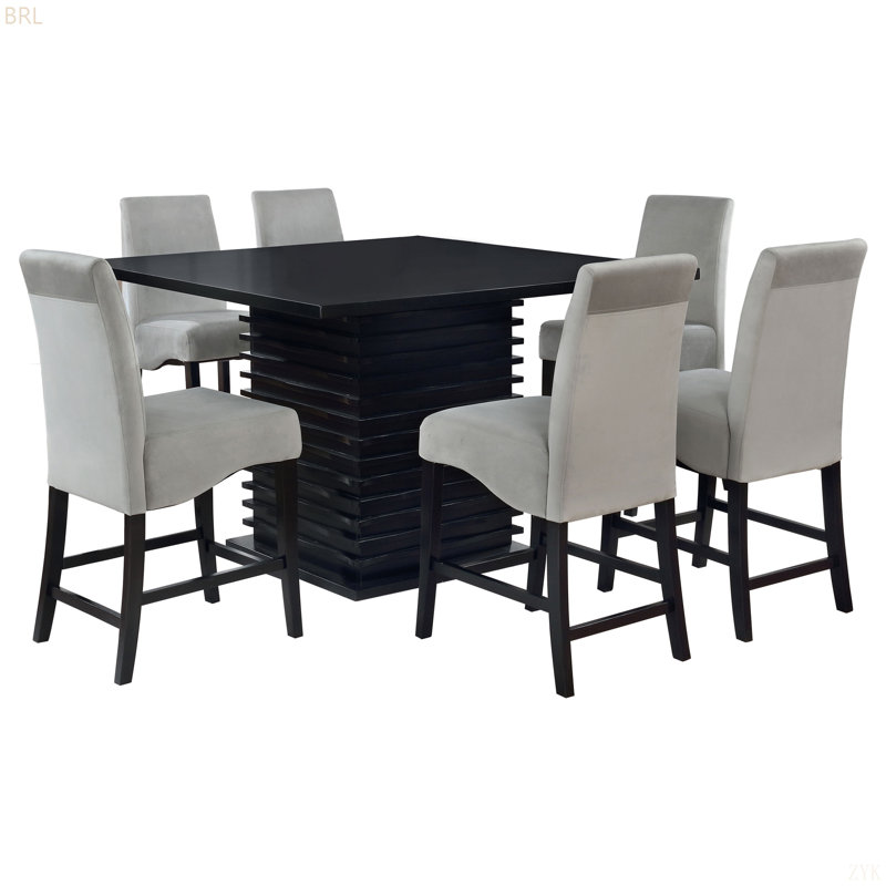 Ensemble de salle à manger Giannis, 7 Pieces: Table, 6 Chairs