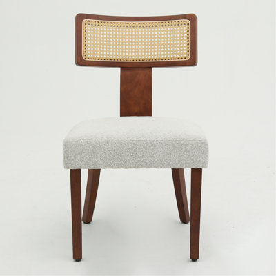 Ensemble de 2 chaises de salle à manger modernes, chaises d'appoint d'appoint pour la salle à manger