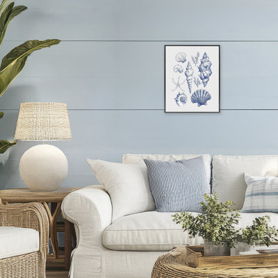 Giclée encadrée de la collection Soft Nautical, design par 1x
