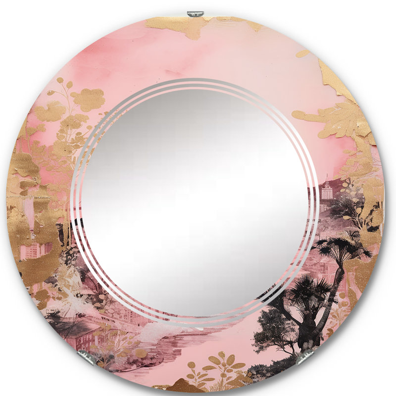 Miroir mural Zyarah, 24 po x 24 po