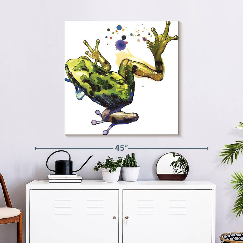 Éclaboussure de couleur grenouille Brampt
