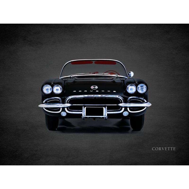 «Cheval Corvette» par Mark Rogan, reproduction d'art sur toile, H 30 po x l 40 po