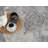 2’ X 6’ Gray Distressed Medallion Area Rug
