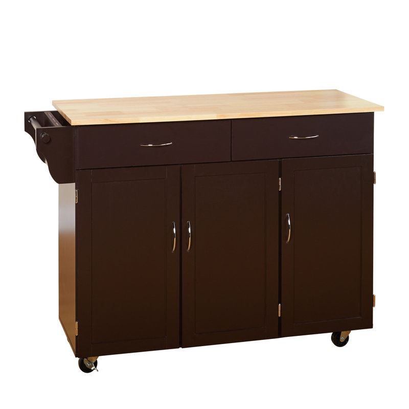 Sayers Wood Kitchen Island, Espresso