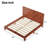 Platform Bed Frame with Headboard and Wood Slat Support-302063034-302063035