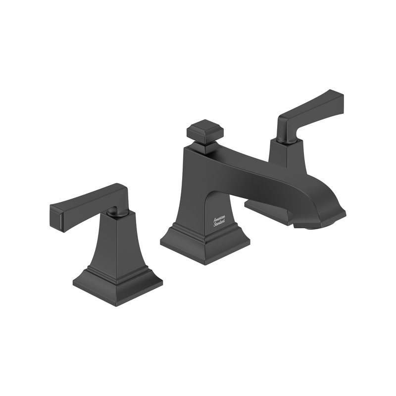 Robinet pour salle de bain espacé Town Square, Noir mat