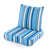 Rayures de plage bleu marine / vert est en rupture de stock