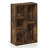 Luder 5-Cube Reversible Open Shelf Amber Pine Cube Organizer Living Room Storage Modern