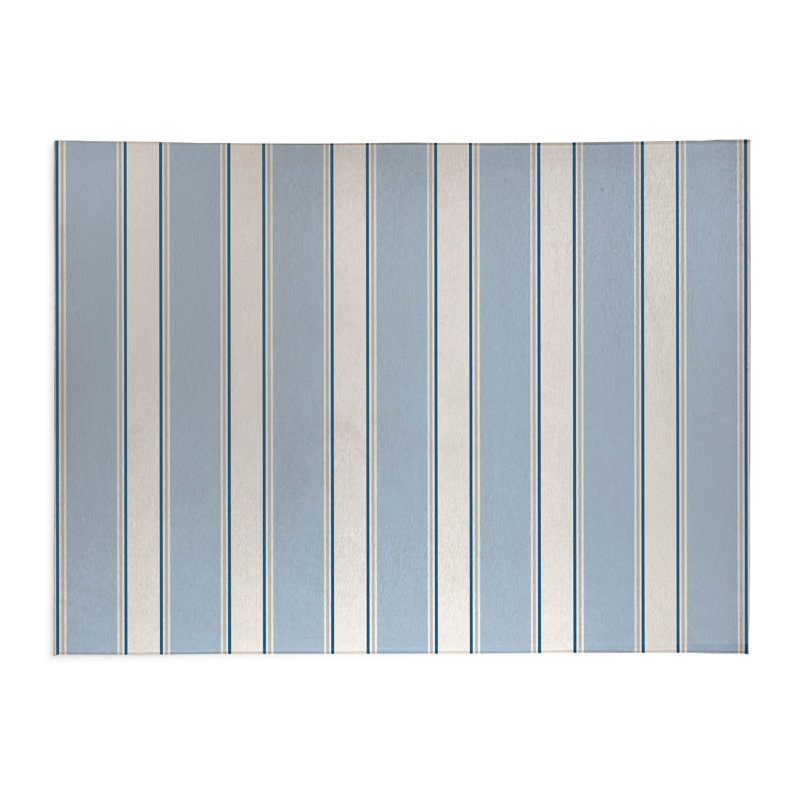 Tapis d'intérieur antidérapant à rayures Jonsson, Rectangulaire 2 pi x 3 pi