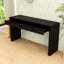 Console étroite d'inspiration rétro avec fabrication en bois et beaucoup de rangement-899605606