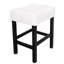 2 tabourets de comptoir sans dossier 2 Kd, cuir, 26,26 po H x 15,78 l 17,95 po, tabourets élégants de design d'intérieur de 2, revêtement en cuir, H, pour la décoration intérieure