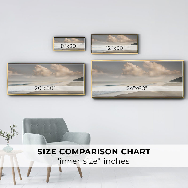 Brighton Shore- Framed Canvas