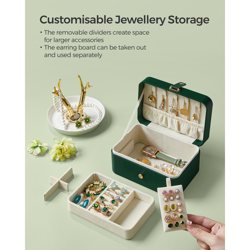 Berinhard Jewellery Box +, Forest Green