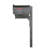 Aluminum Post Mounted Mailbox with Magnetic Closure