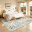 Tapis lavables à motif floral 180 x 270 cm : Tapis imprimé fleuri bohème mignon, antidérapant, à poils courts, idéal pour le salon, la chambre à coucher, la cuisine, le bureau, l’entrée, le couloir ou une pièce de style champêtre.-1489572305-1489572306