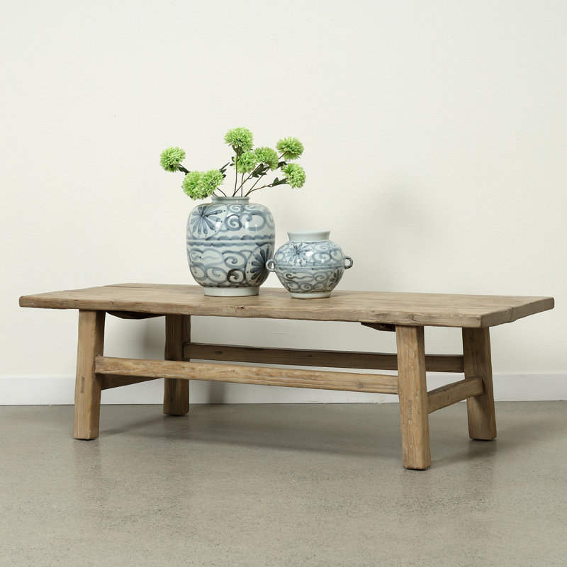 Solid Wood 4 Legs Coffee Table