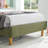 Janine Corduroy Upholstered Wingback Bed with Slat Kit and Solid and Manufactured Wood Frame-749801283-749801293