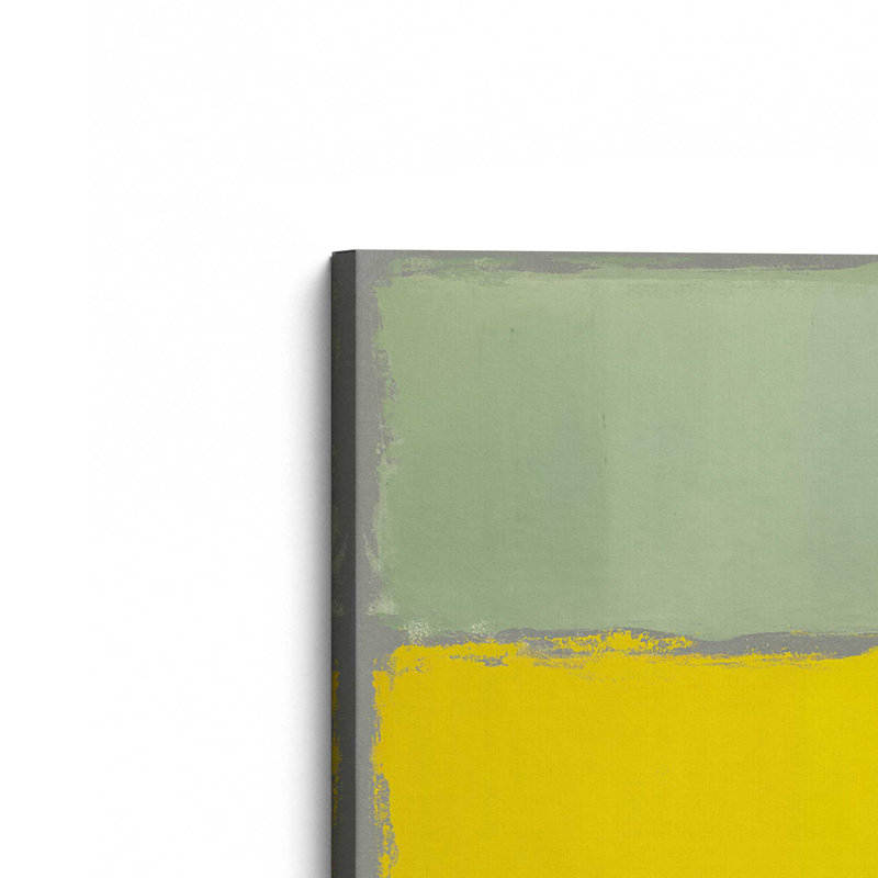 «Gray Horizon Glow», grande impression sur toile, H 54 po x l 36 po