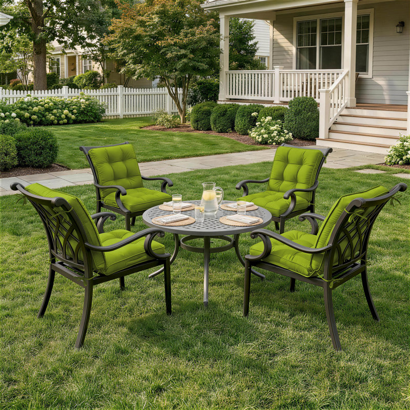 Outdoor/Indoor Seat / Back Cushion, Grass Green, 21” W x 21“ D 