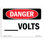 OSHA Danger Custom Volts Sign