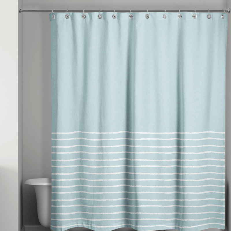 Rideau de douche Stream, Bleu sarcelle