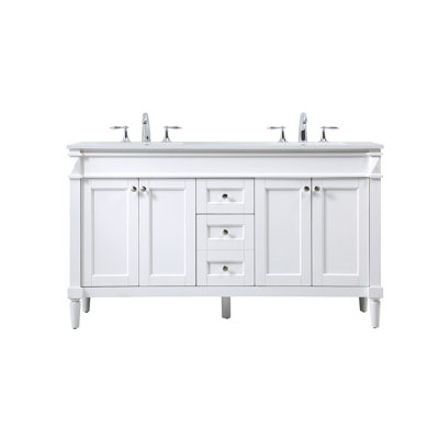 Readington 60'' Double Bathroom Vanity