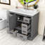 Meuble-lavabo 36 po avec lavabo, tiroirs et tablette réglable-1408351594