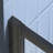 Matte Black Sliding Shower Door, 1/4" Tempered Clear Glass, 34.625 In. X 72 -Angle Pivot Enclosure With Captivating Stainless Steel Handle For Bathroom