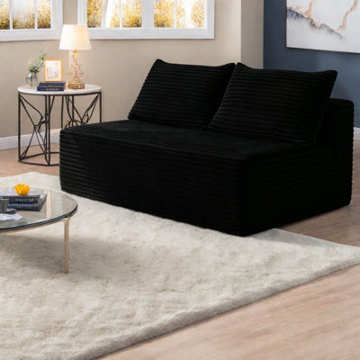 Canapé modulaire à compression de 57 pouces