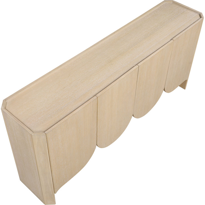 Buffet / buffet en bois massif Ember, Naturel