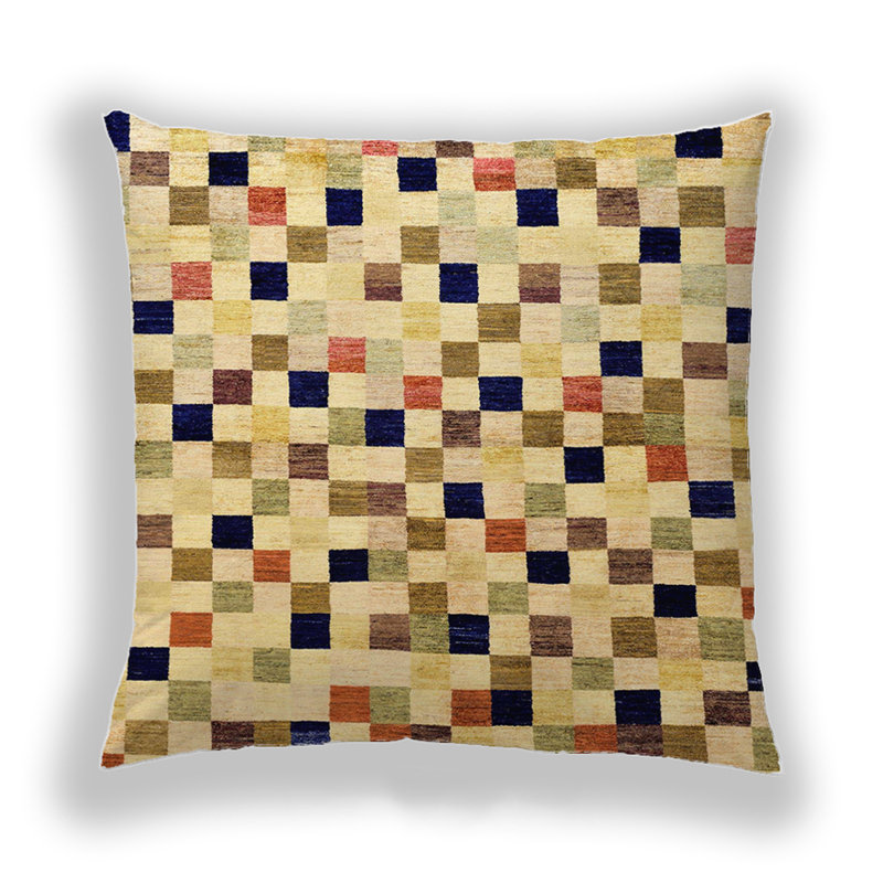 Coussin décoratif abstrait 101, Microsuède