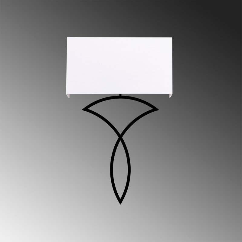 Ivie Flush Mounted Sconce, White