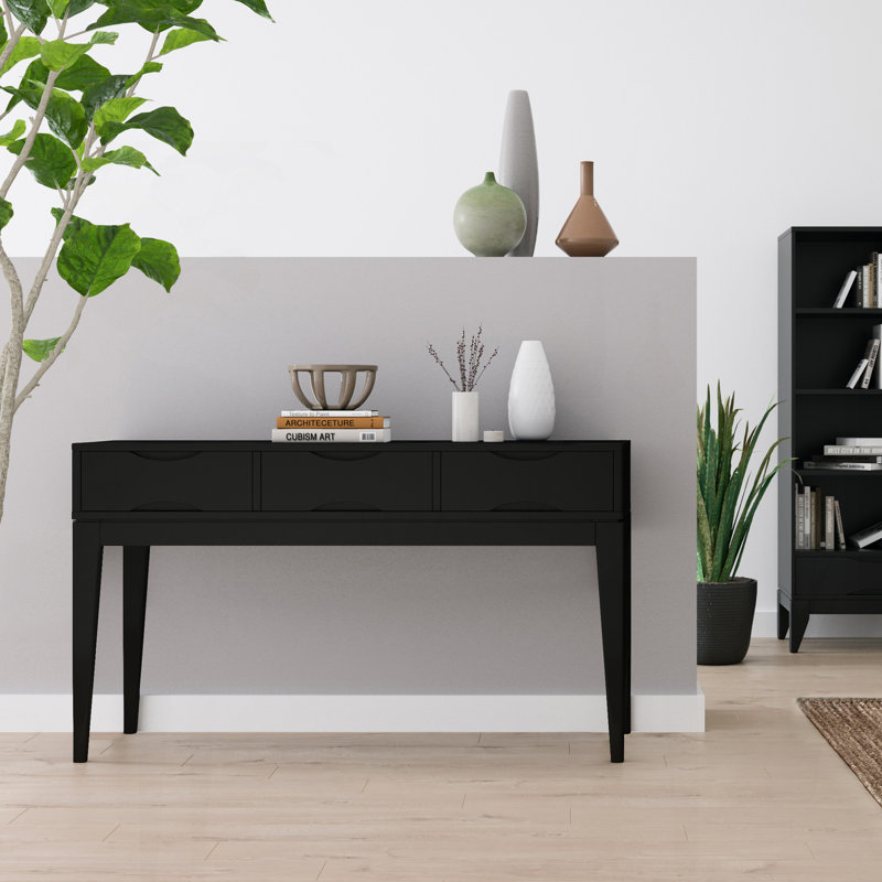 Console - canapé - noir, Noir