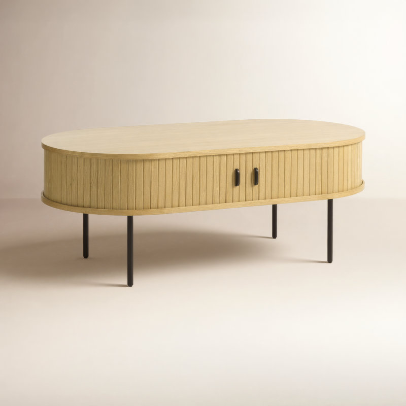 Iris Coffee Table, Natural Oak