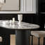 Table de salle à manger ovale moderne-1857521077
