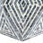 Maverick Hexagon End Table with Diamond Design