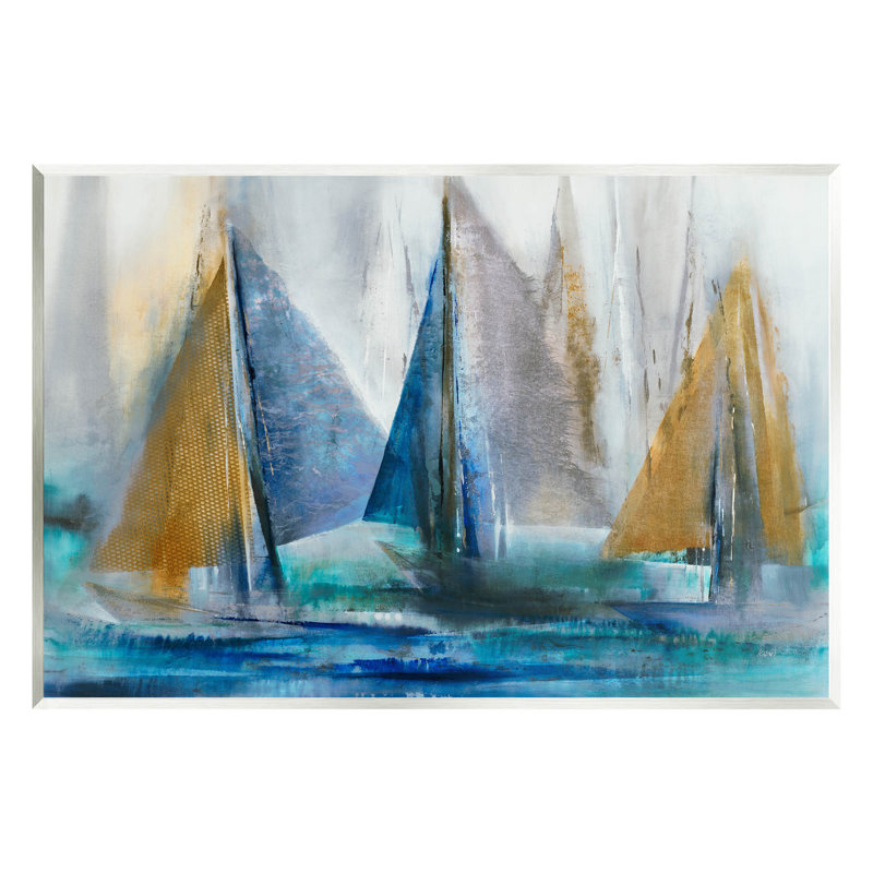 «Layered Saililier Collage», art mural par K. Nari, H 13 po x l 19 po x P 0,5 po
