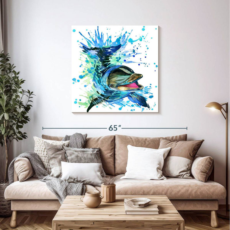 Brampt Splashing Dolphin, 39" H x 39" W