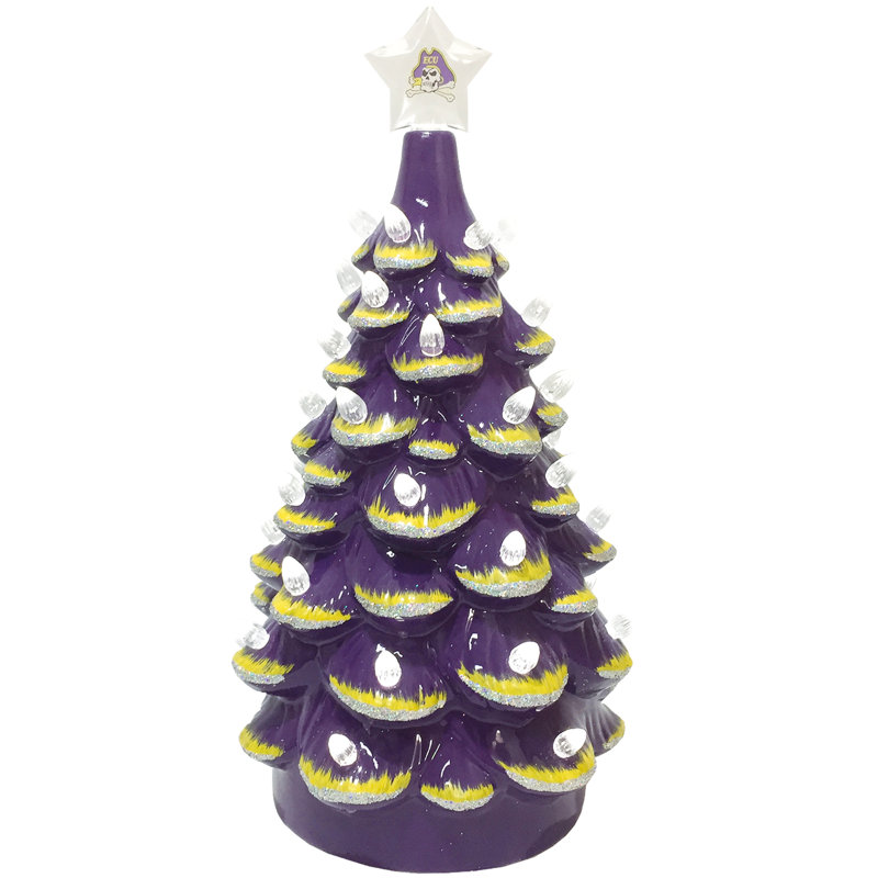 Arbre en céramique NCAA College Spirit, ECU Pirates