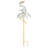 Bird Spinner Stake - Egret