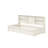 Twin Bed Frame With Side Compartments, Two Drawers And Charging In Creamy White Compartments Drawers, Included-182103602