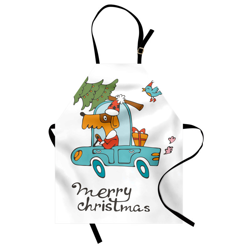 No Pattern Bib Apron